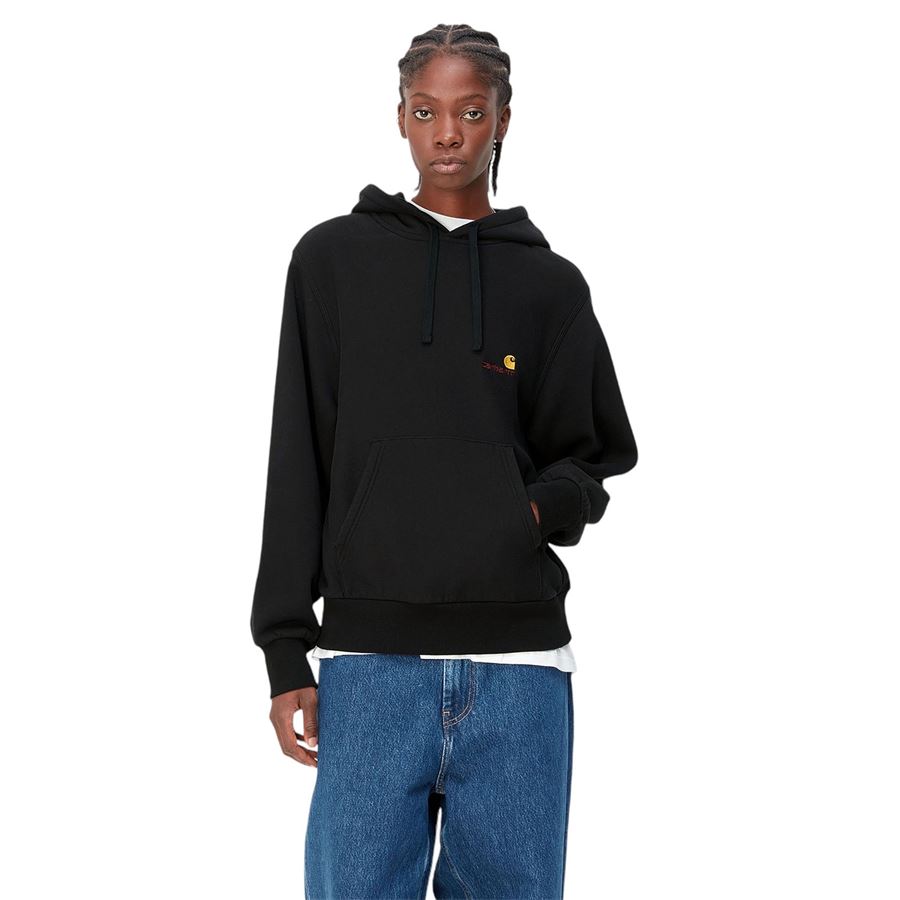 W' Hooded American Script Sweatshirt felpa da donna Carhartt WIP | I03365089XX